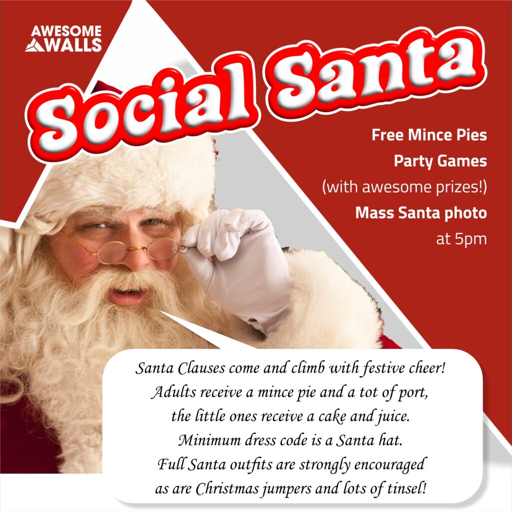 Social Santa at Awesome Walls