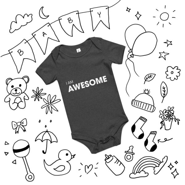 Awesome Walls - Baby short sleeve - Image 5
