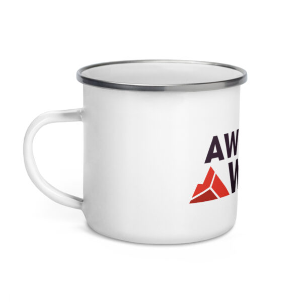 Awesome Walls - Enamel Mug - Image 3